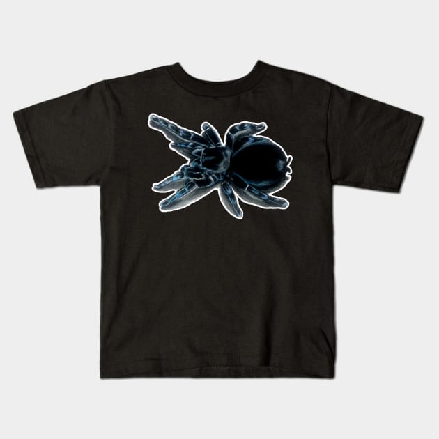 Brazillian Black Tarantula Kids T-Shirt by Brandy Devoid special edition collecion